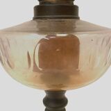 Oil lamp in marble and brass 20th century