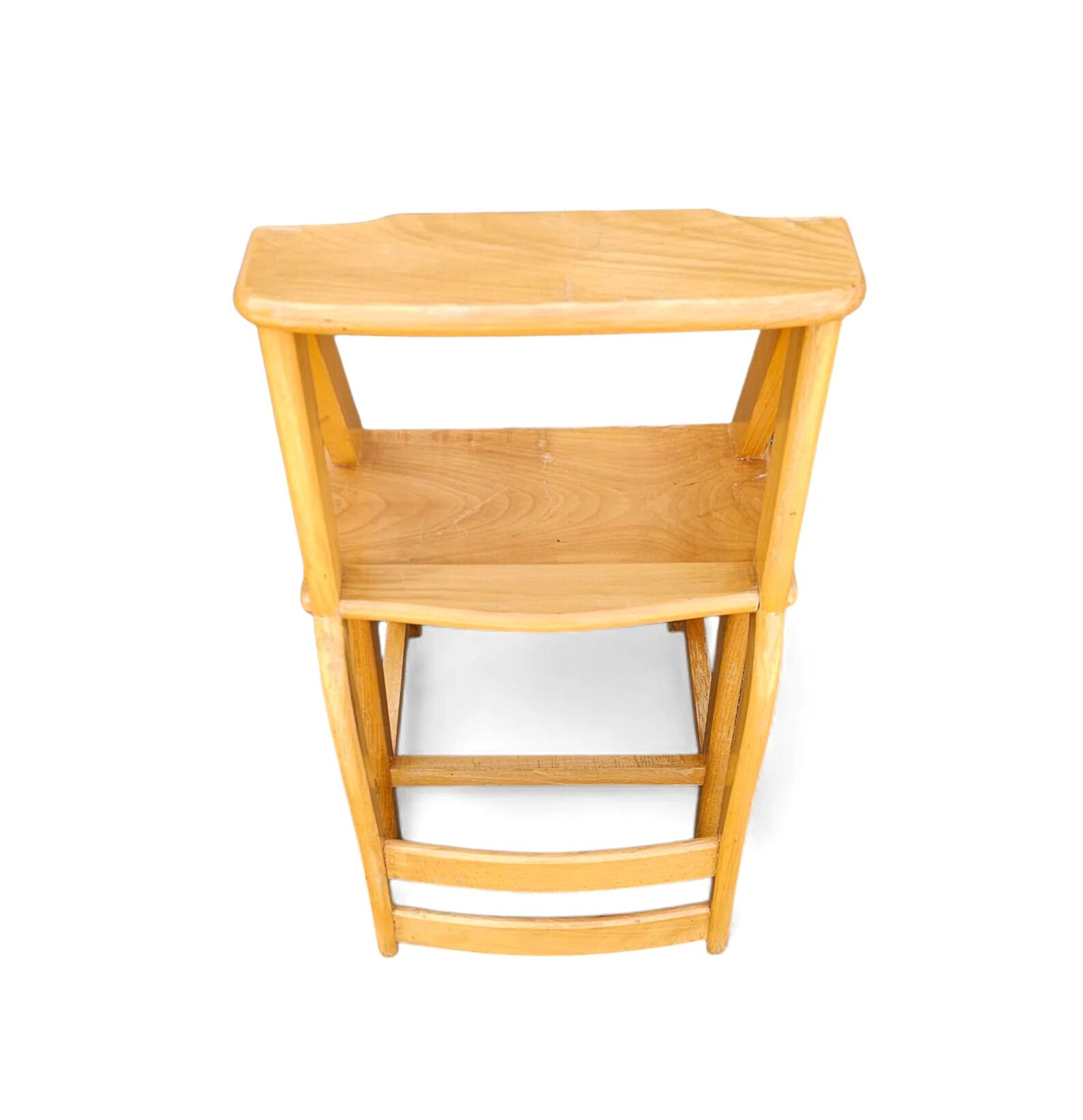 2 x library ladder chair 1950s