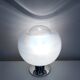 Vintage Table Lamp • Steel & Glass • Murano • Space Age • 1970