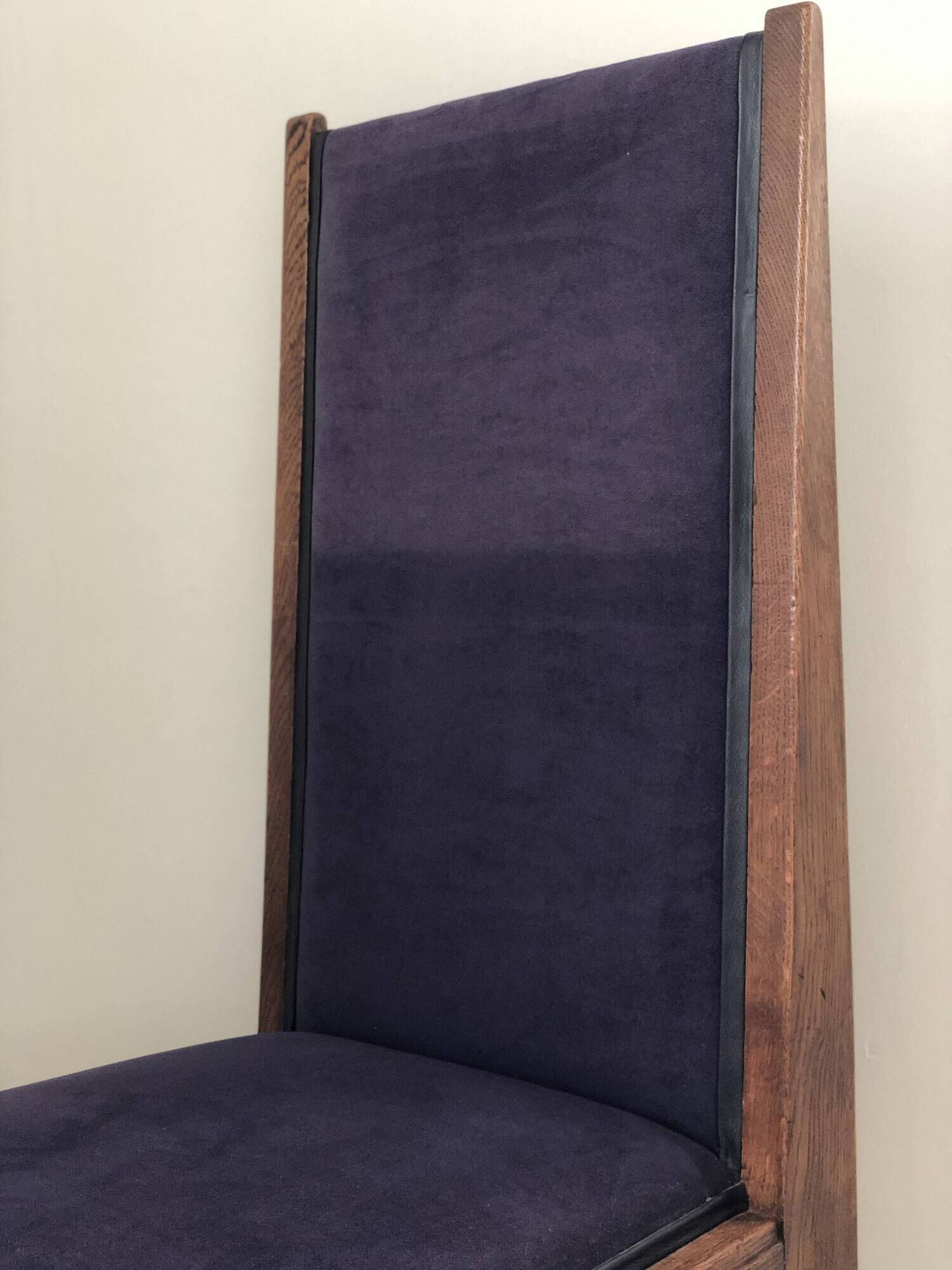 Set of 4 Art Deco Haagse School Dining Chair Frits Spanjaard 1930s