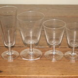 Service of glasses from the 1950s