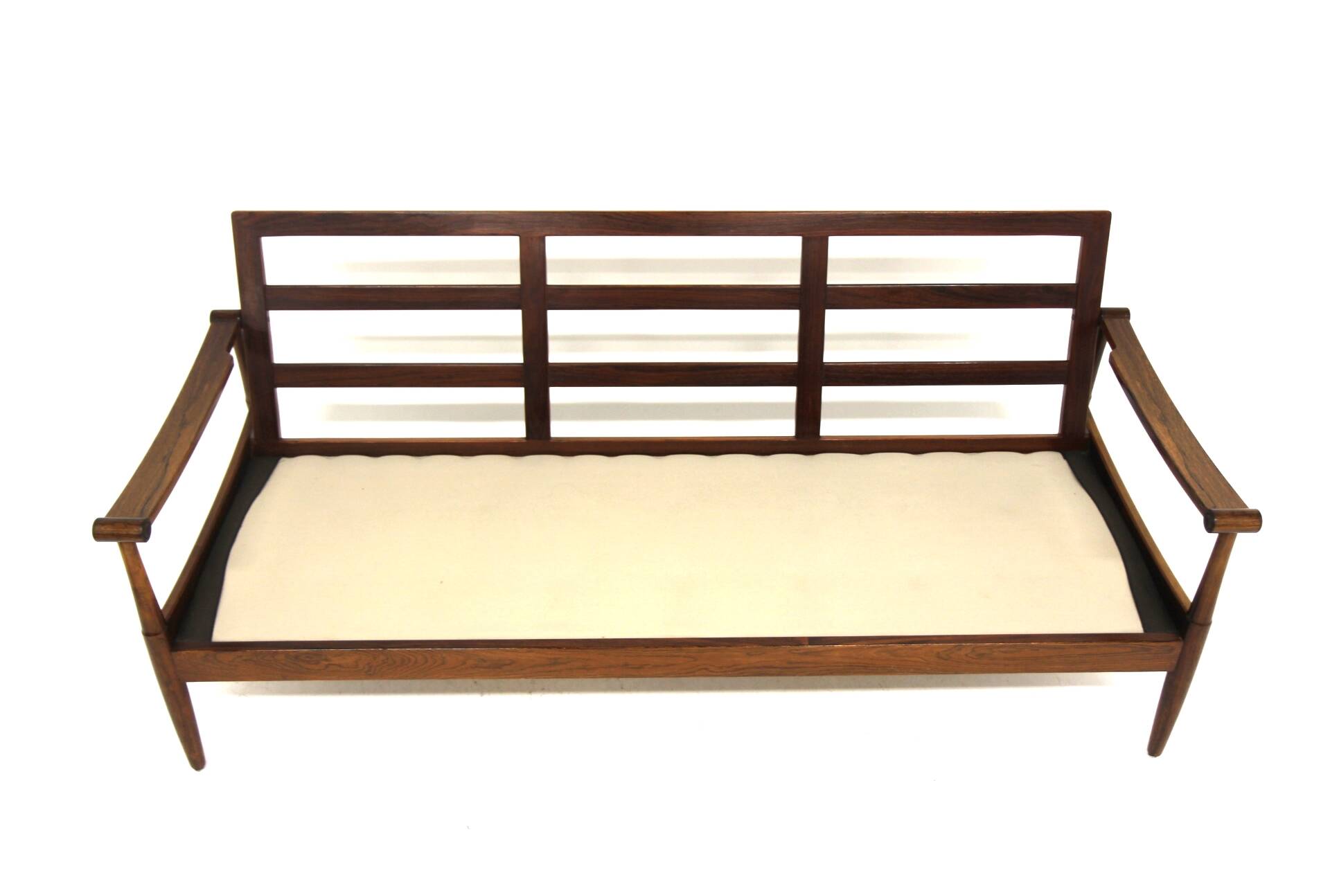 Scandinavian 3-seater sofa in rosewood, Denmark, 1960