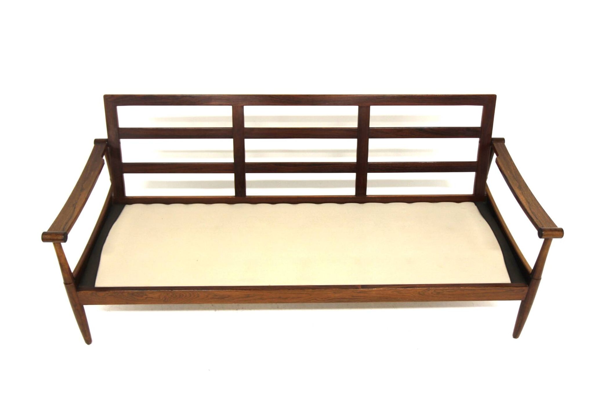 Scandinavian 3-seater sofa in rosewood, Denmark, 1960