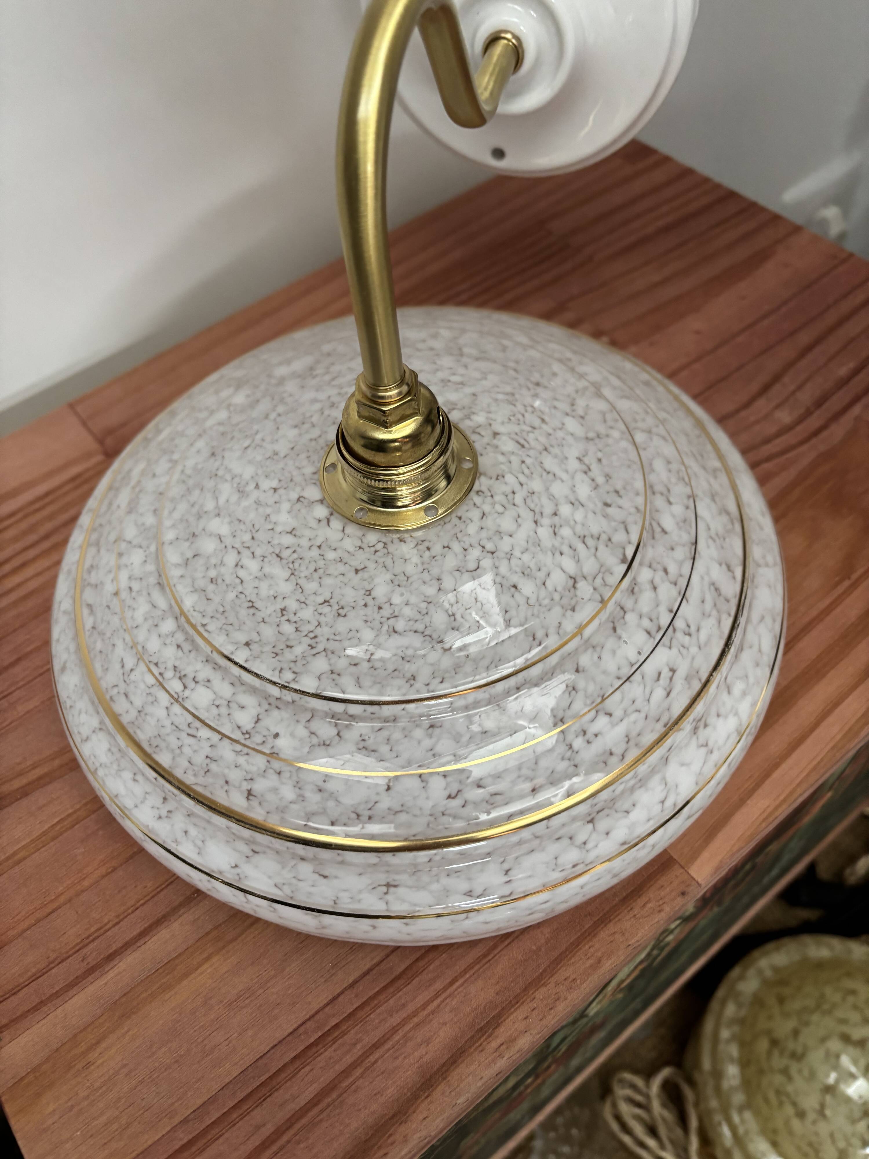 Vintage swan neck wall light