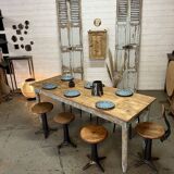Old patinated farm table