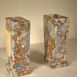 Pair of marble bookends