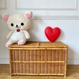 Antique wicker chest