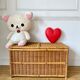 Antique wicker chest
