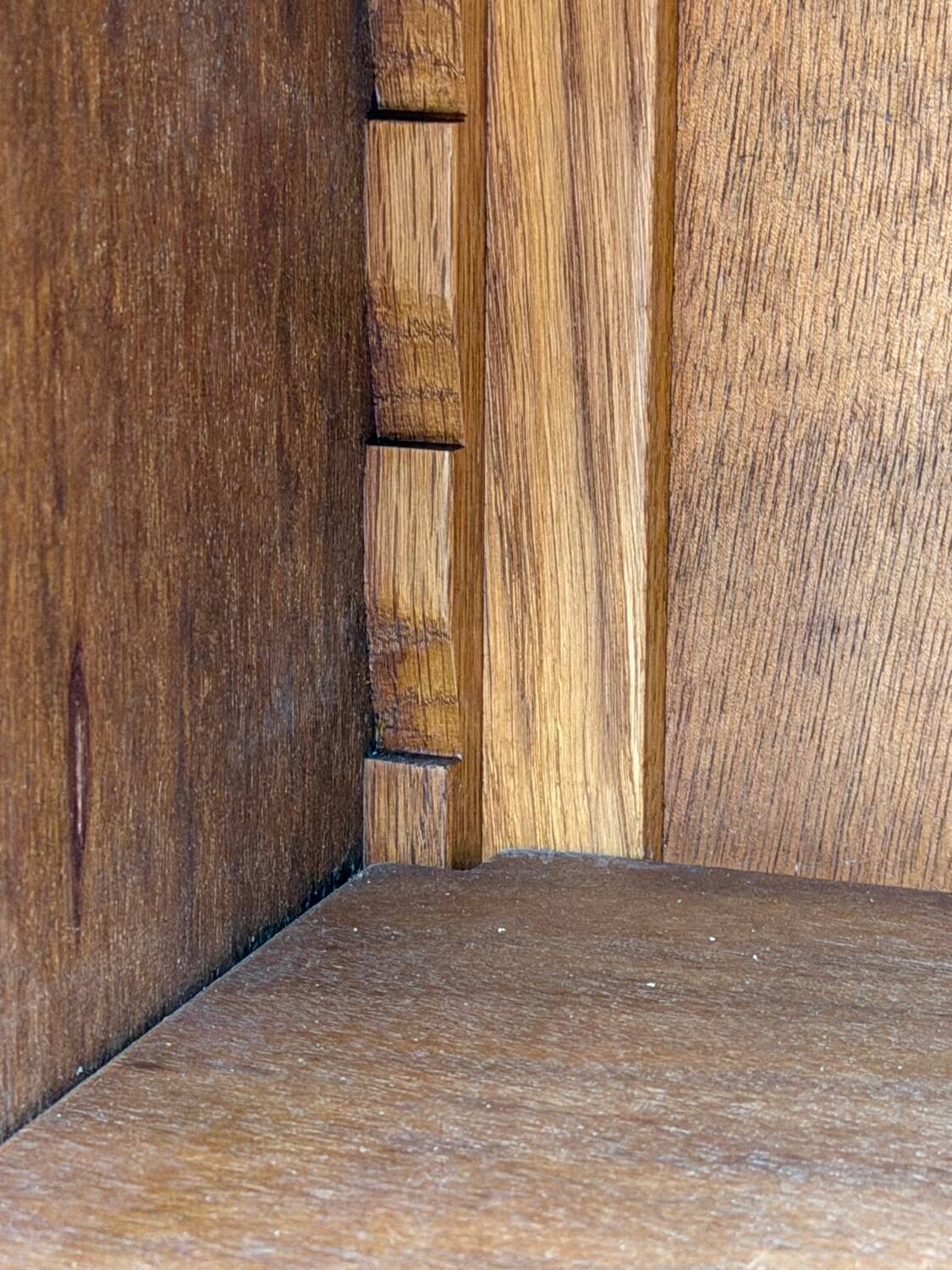 Art Deco yellow ochre Parisian buffet