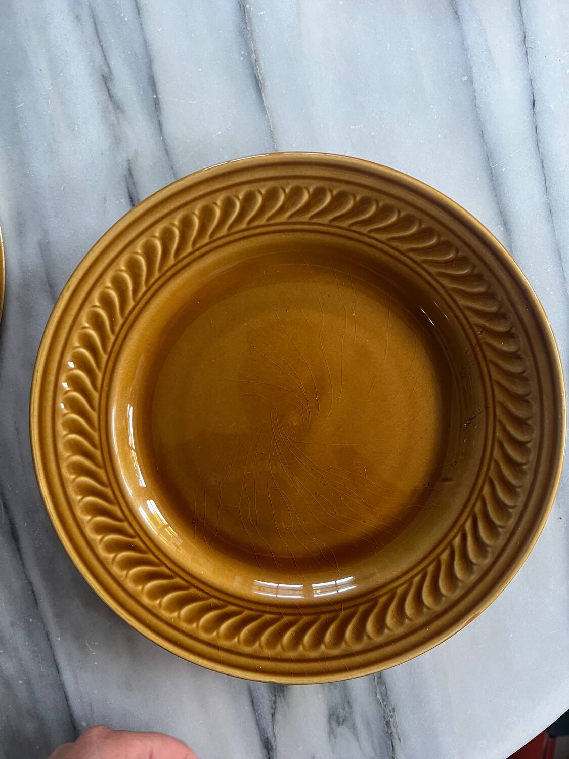 Assiettes plates Gien