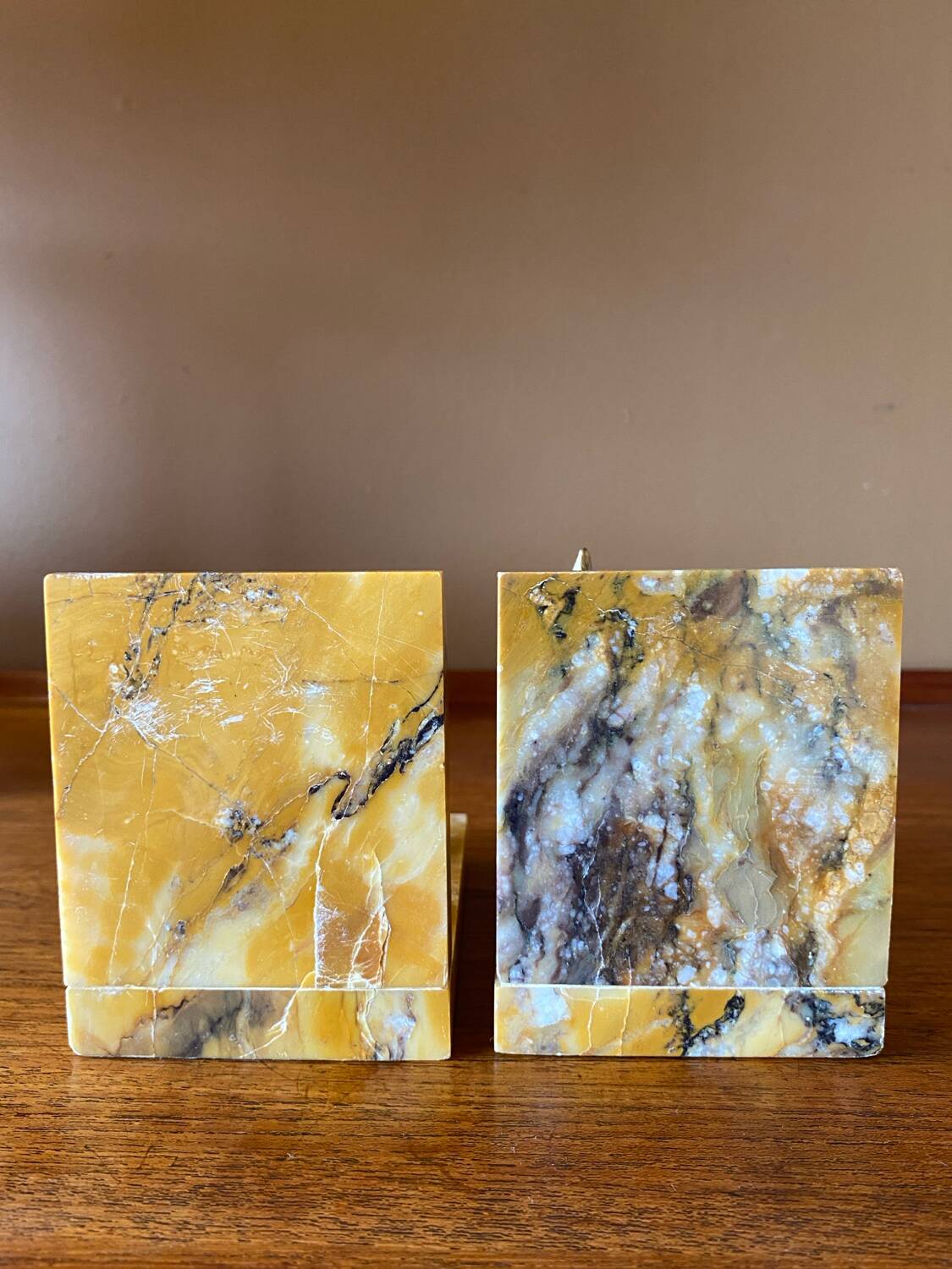 Art deco bookends by Jean Garnier, bronze and marble.