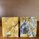 Art deco bookends by Jean Garnier, bronze and marble.