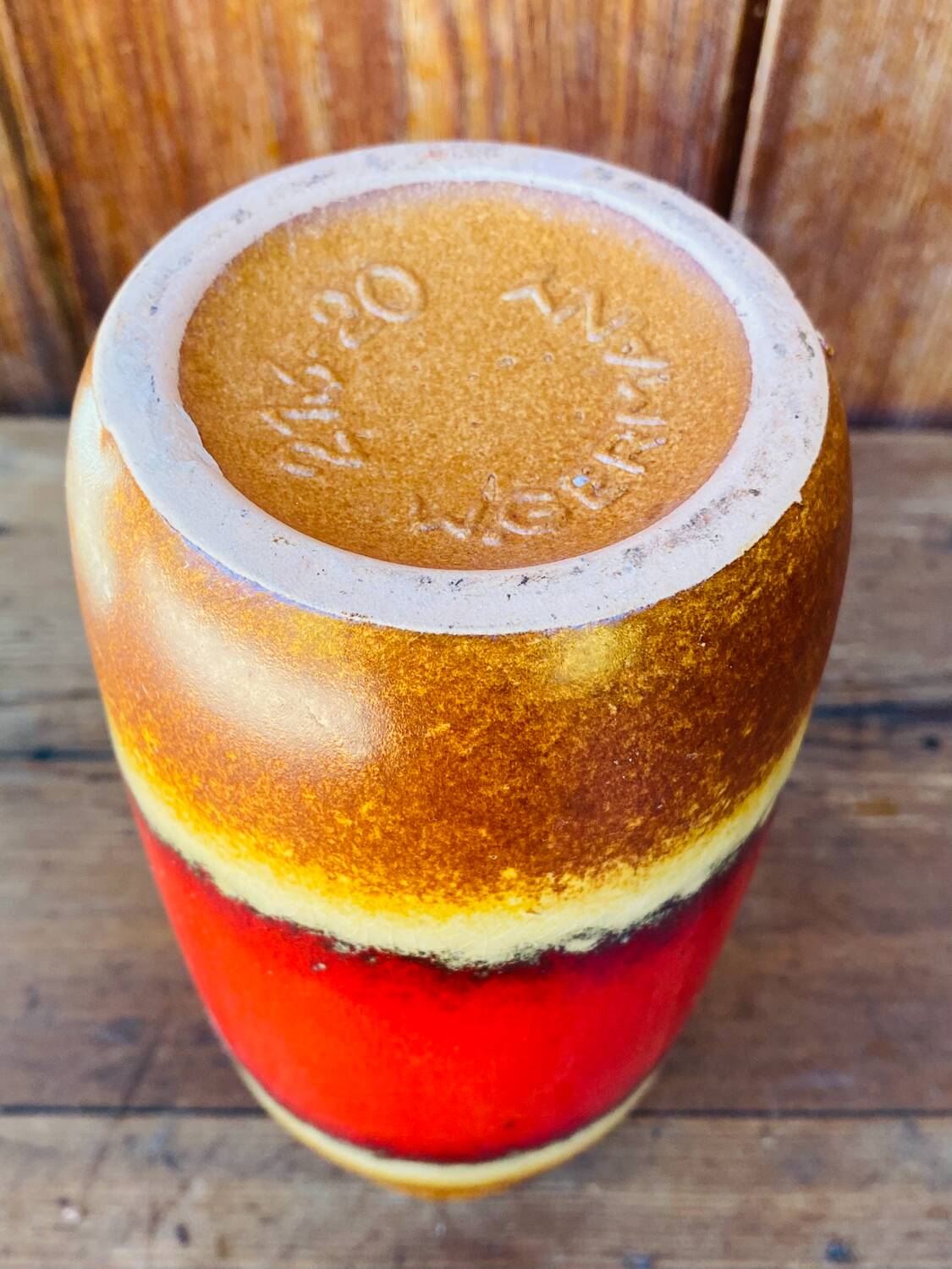 Fat Lava Vase West Germany