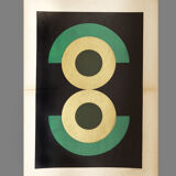 Collage on Old Paper • Sophie • signed Eawy