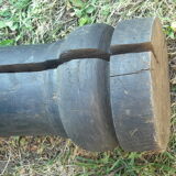 Pair of oak columns 19th
