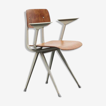 Friso Kramer Result oak chair light gray
