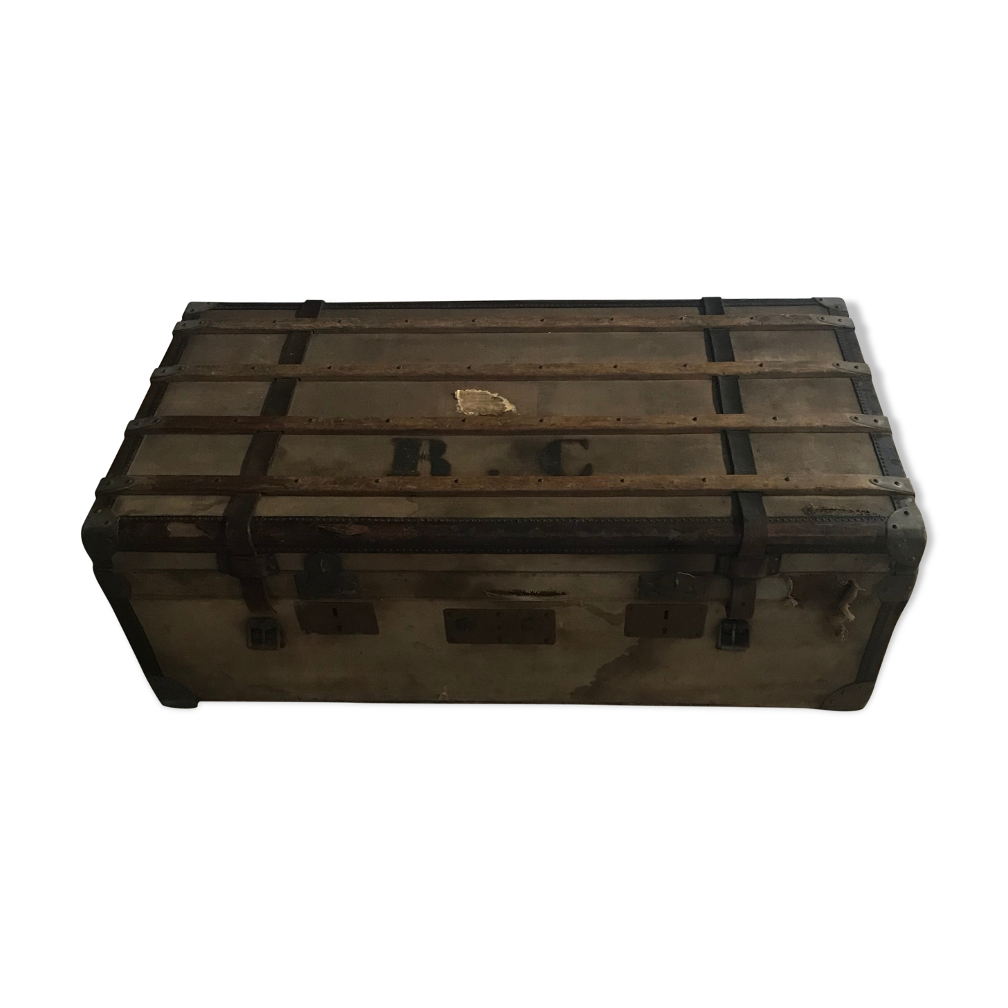 Ancient travel trunk