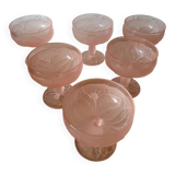 Pink dessert service
