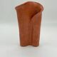 Sculptural ceramic vase from the workshop, double-spouted terracotta.