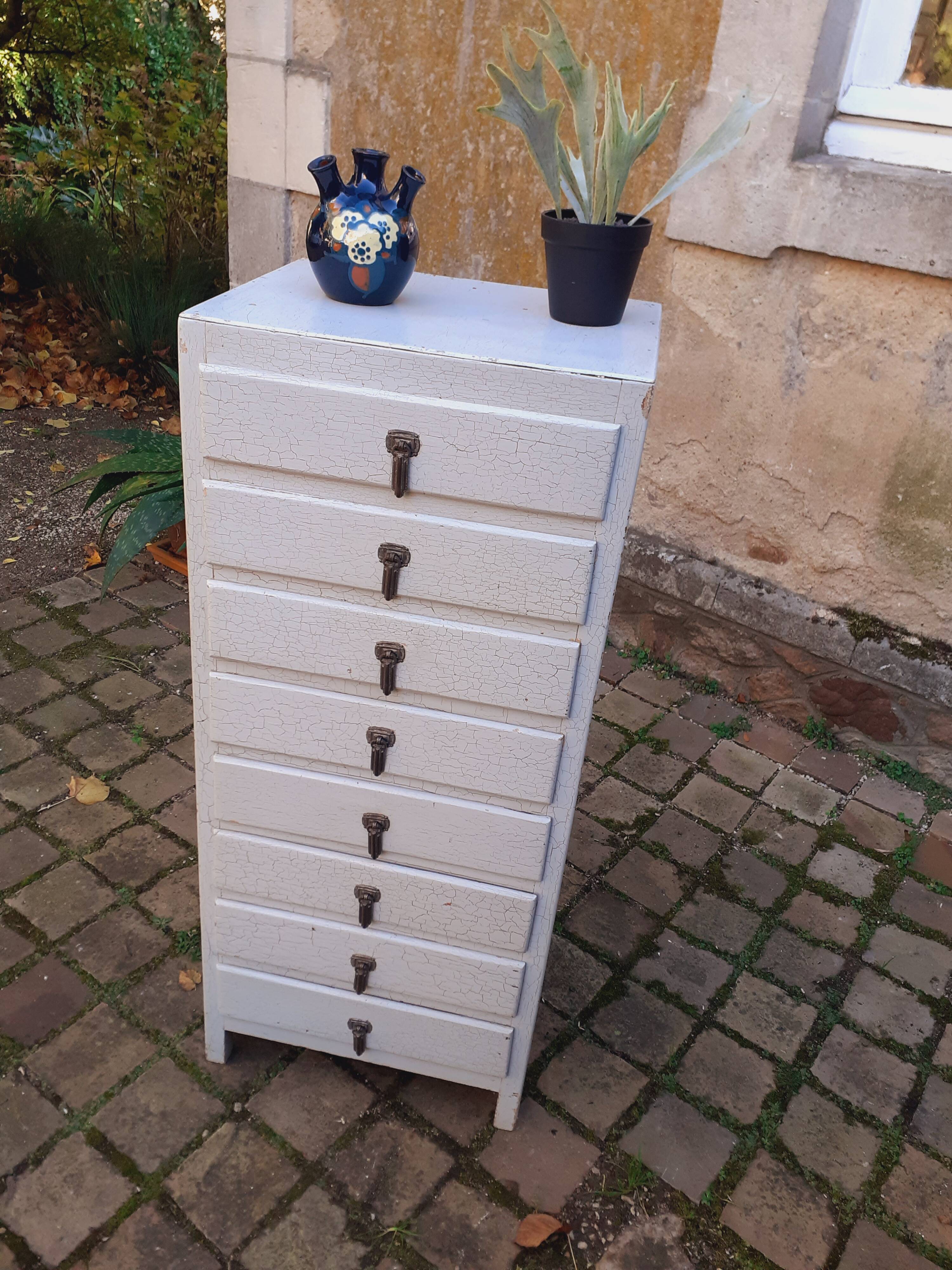 8-drawer storage unit, 1930s