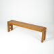 Solid elm bench, 1960s