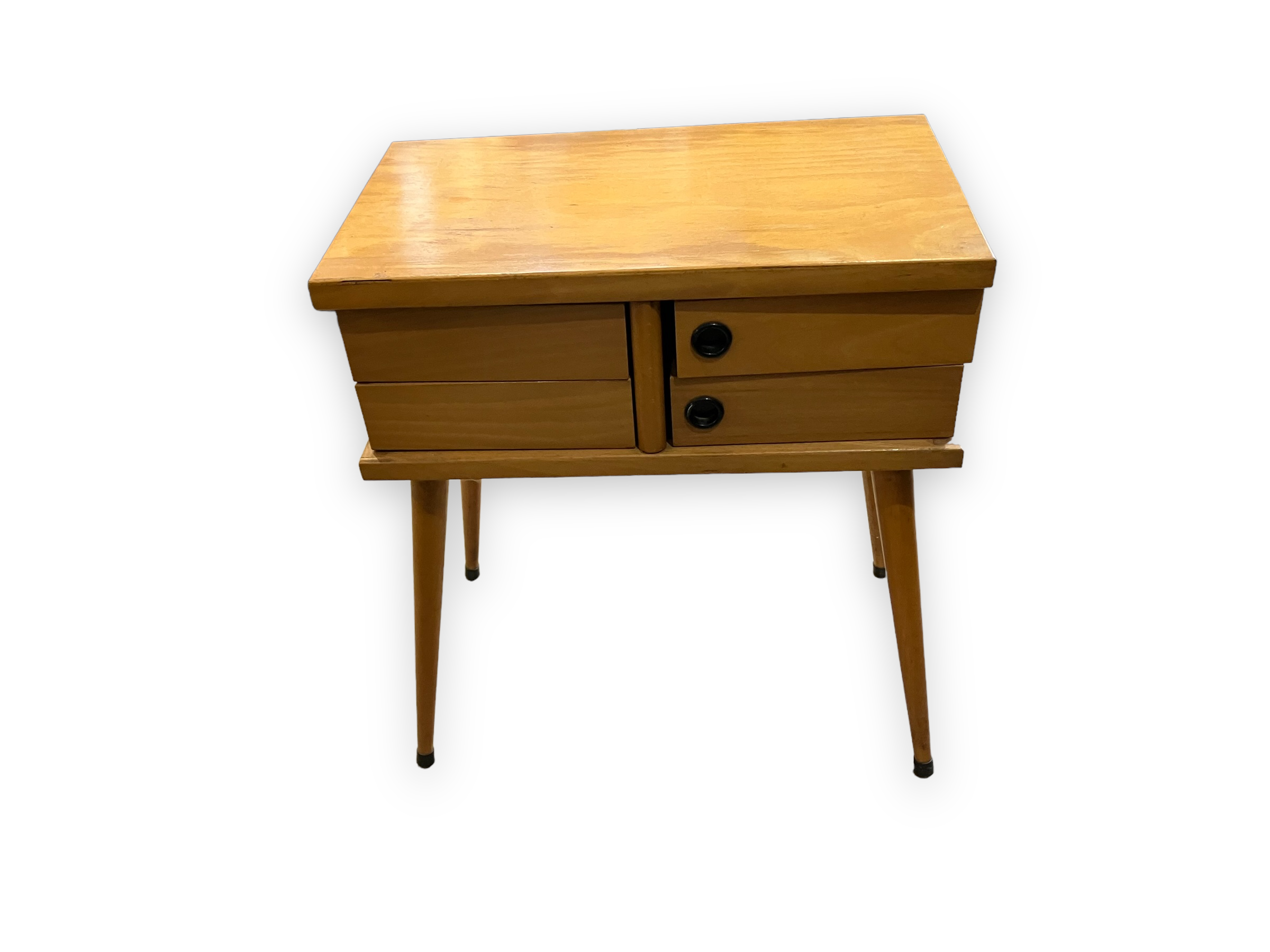 Vintage scandinavian light wood worker