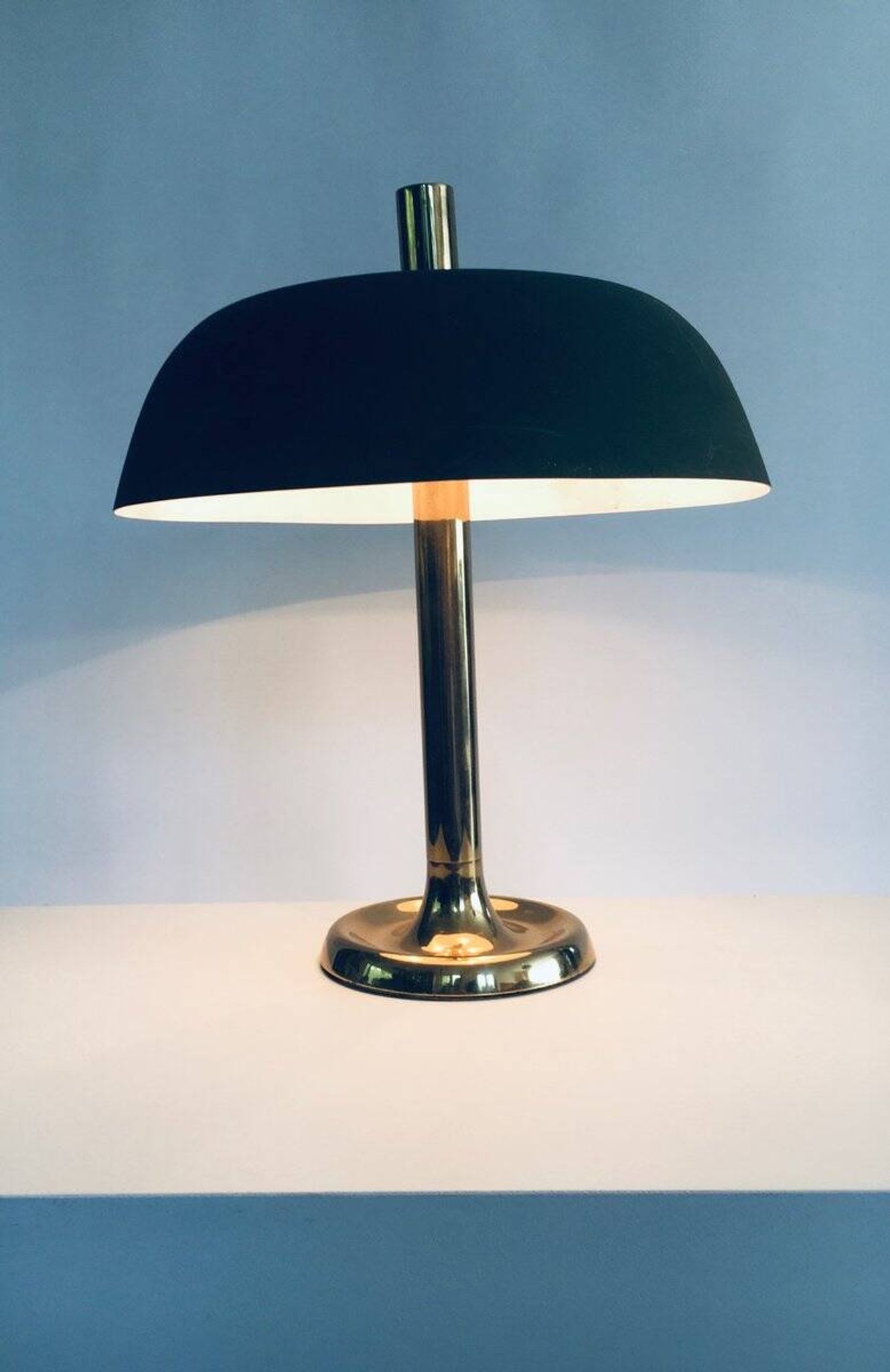 Midcentury Modern Mushroom Table Lamp by Egon Hillebrand, 1970s