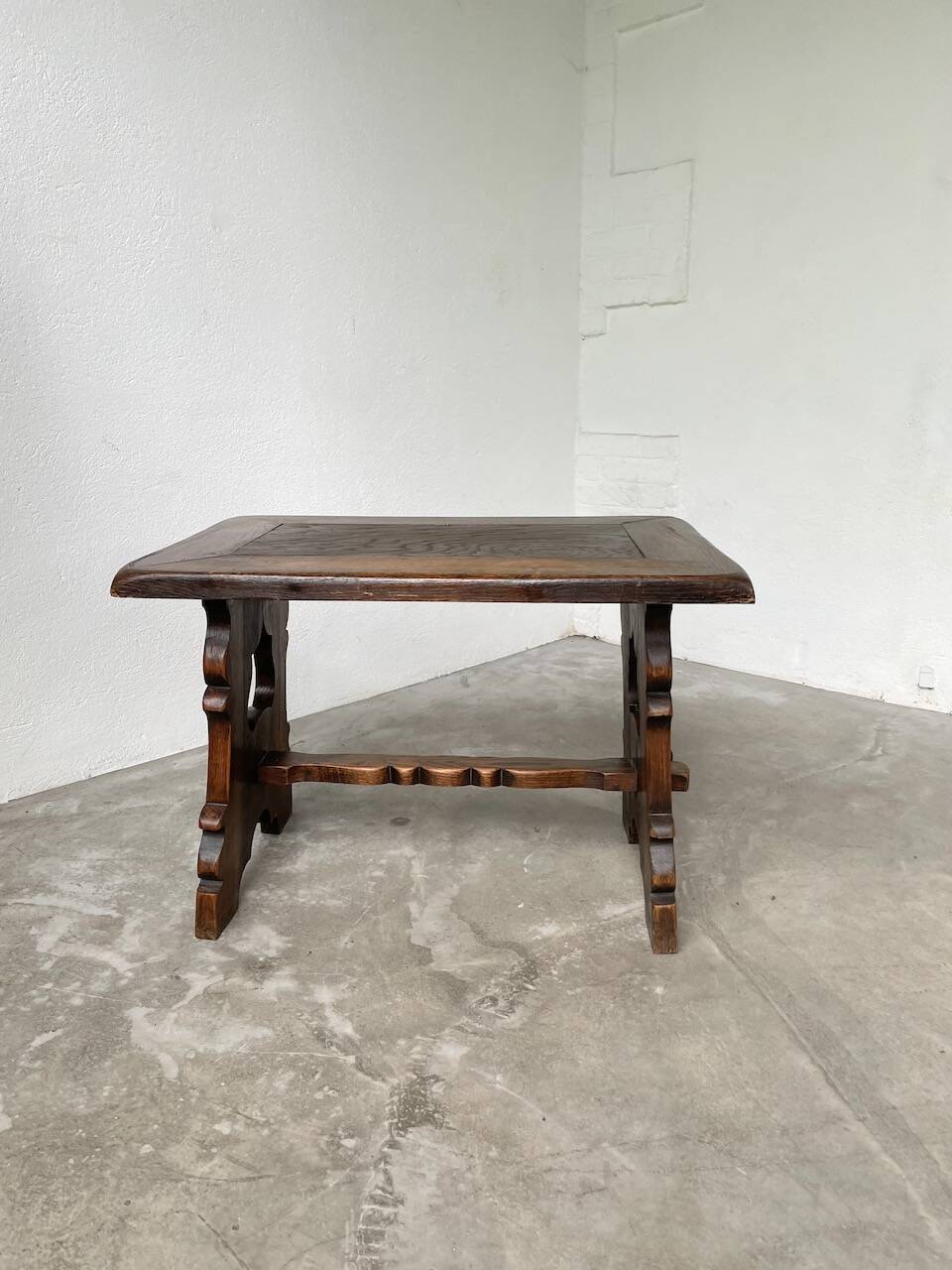 50s Brutalist Oak Coffee Table