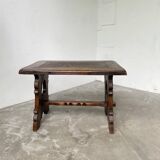 50s Brutalist Oak Coffee Table