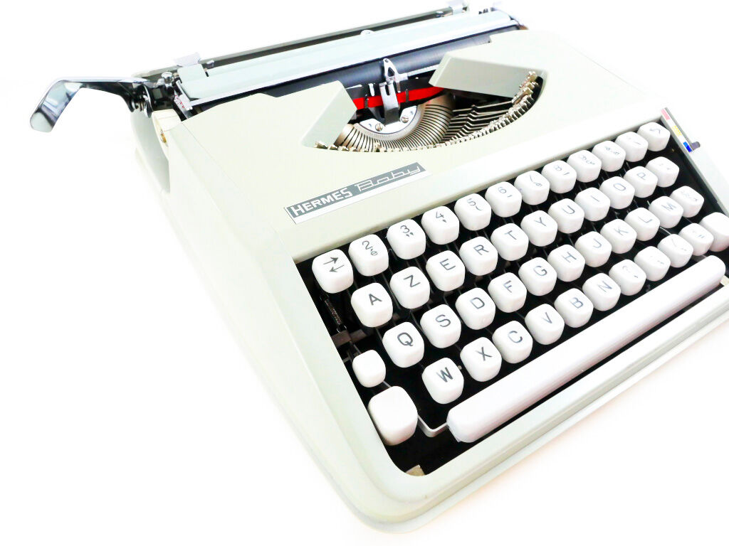 Grey Sage baby hermes typewriter