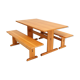 Picknick set in solid pine, 1970s