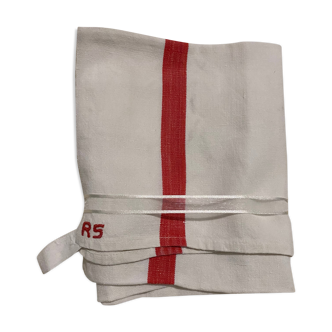 RS linen monogram torchons