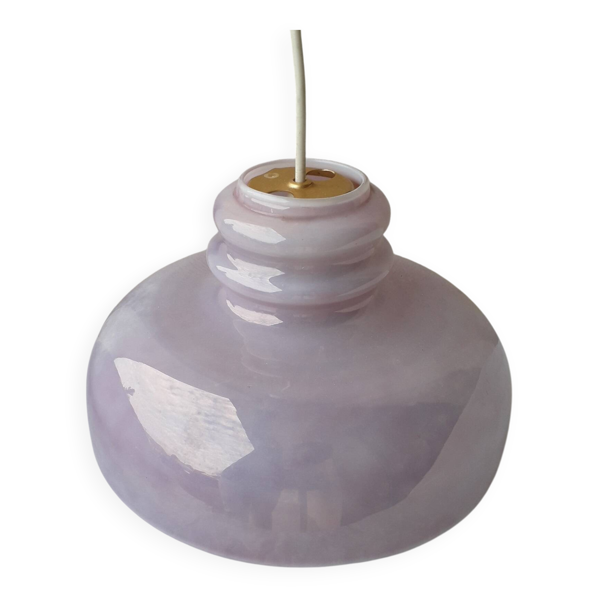 Glass pendant light