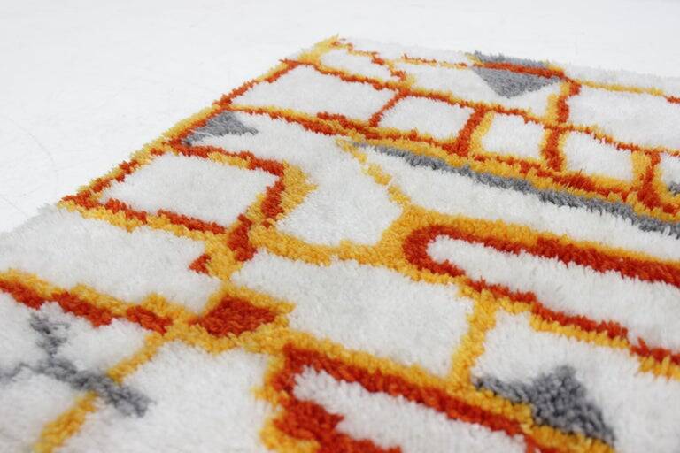 Midcentury Rug, Carpet, Denmark, Ege Rya Style, 1960s