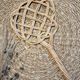 Old tape carpet/beater vintage rattan tap