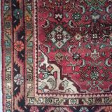 Grand Persian Carpet Hamadan – Floral "All-Over" Design – 202 x 116 cm