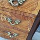 Old pair of large bedside tables in rosewood marquetry Louis XV Style