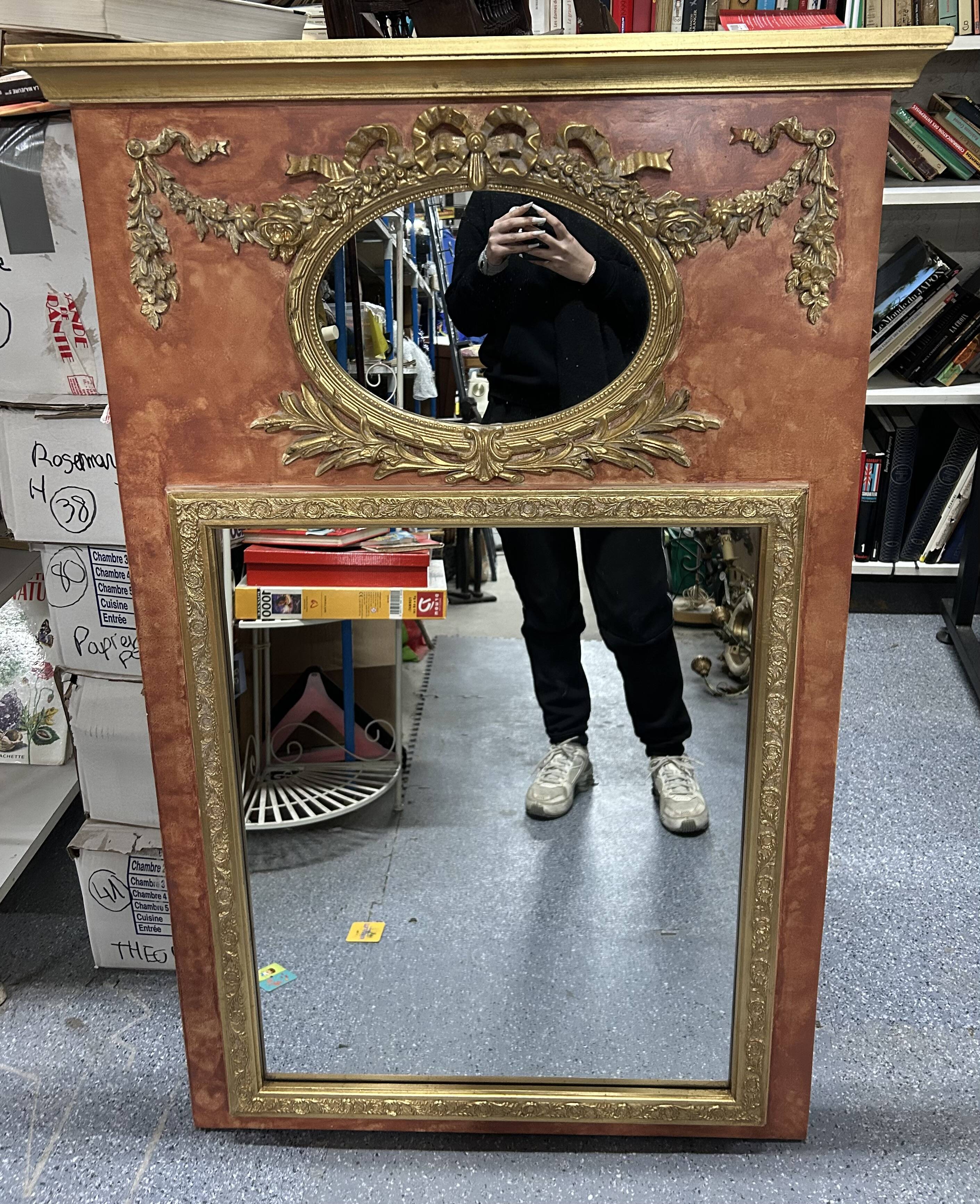 Trumeau mirror