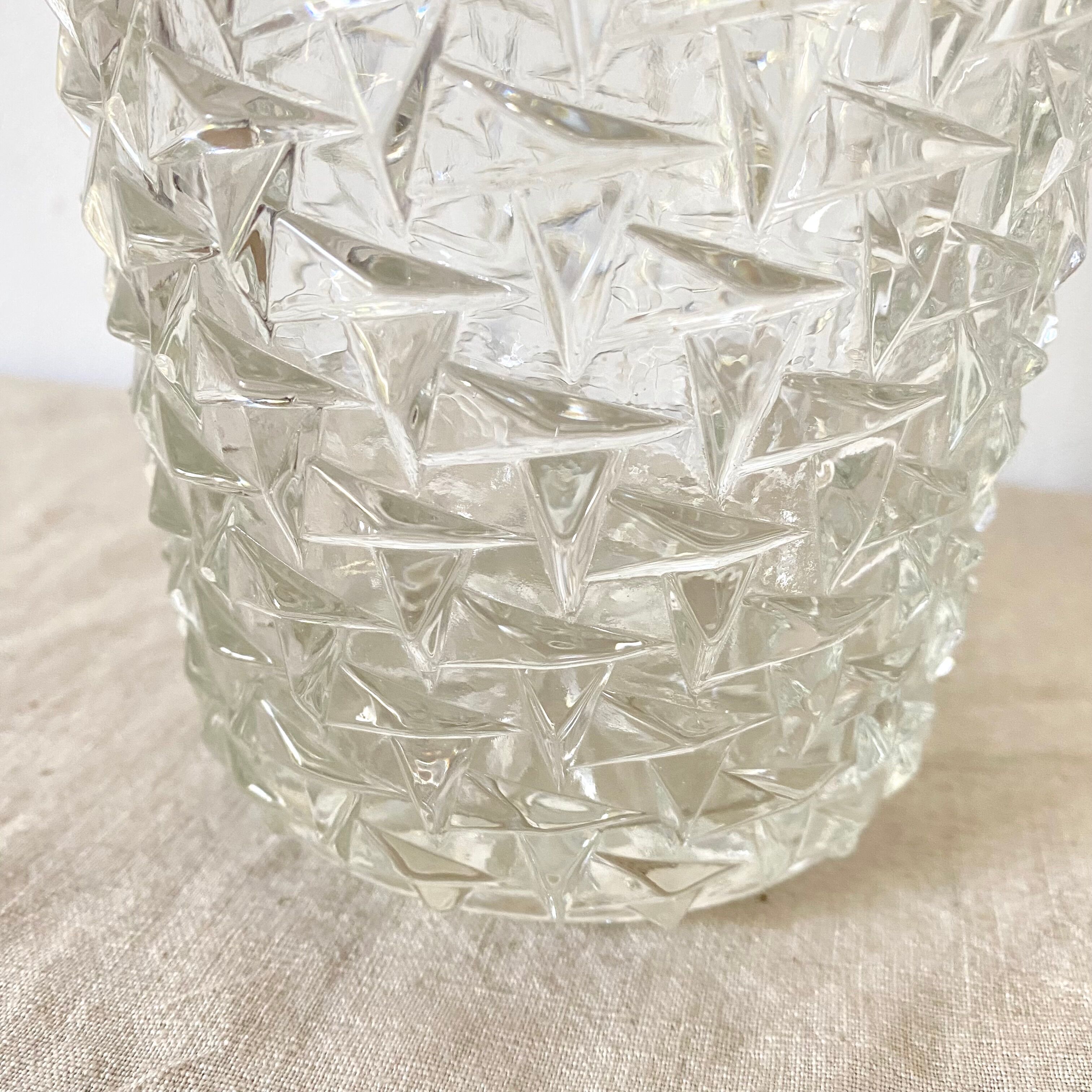 Vintage glass vase
