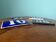 Enameled metal license plates, antique house numbers for retro decor