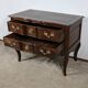 Commode Sauteuse en Amarante et Acajou, époque Louis XV – XVIIIe