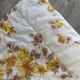 Couverture à fleurs vintage 70s