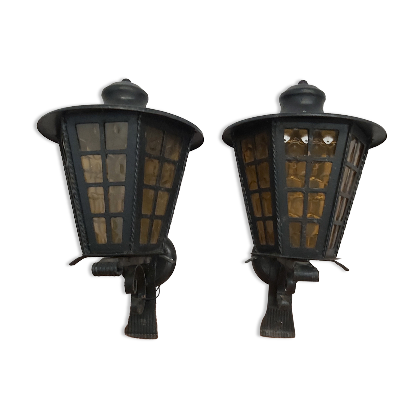 Pair of vintage lanterns