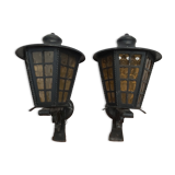 Pair of vintage lanterns