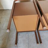 Paire de chevets d'internat