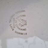 Compartmented plates for fondue from Saint Amand Made in France