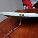 Green saucer pendant light