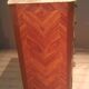 Flowered marquetry commode in Louis XV style