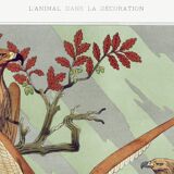 Poster “Eagles”, after an Art Nouveau lithograph from 1897