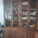 Ancien meuble de pharmacie en angle